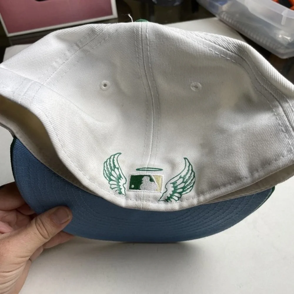 New Era‎ 59FIFTY Baltimore Orioles Fitted Hat 8 Green White Baby Blue UV